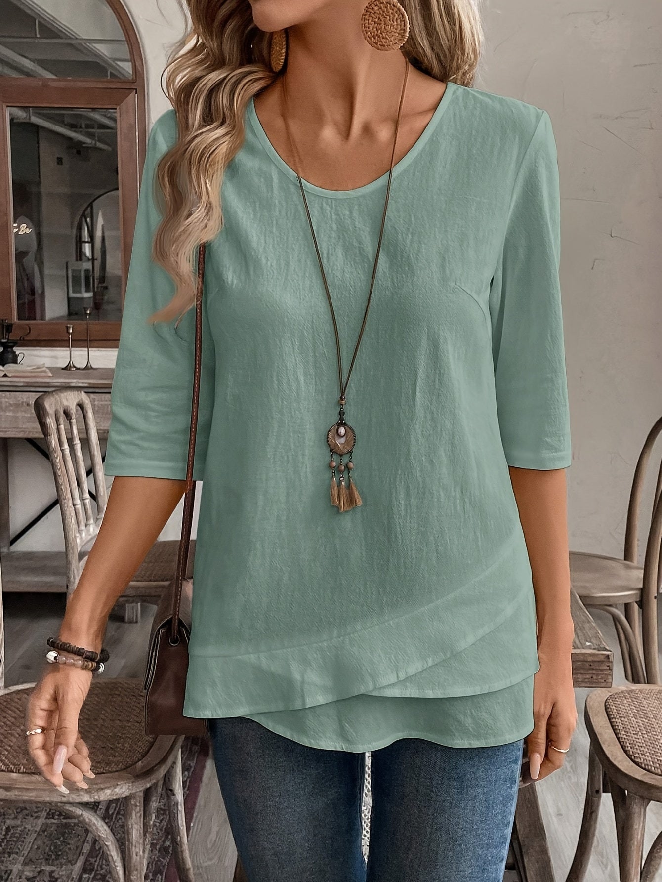 Olivia | Casual Long Sleeve Blouse